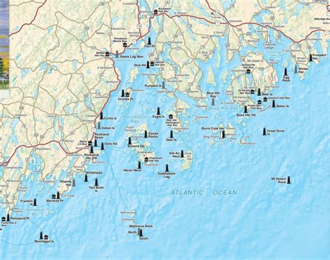 Training and Certification Options for MAP Map Of Lighthouses In Maine